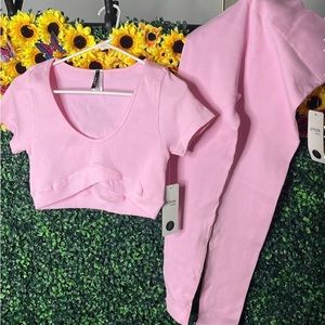 Light Pink Legging Set